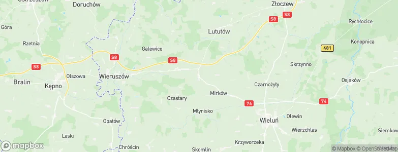Walichnowy, Poland Map