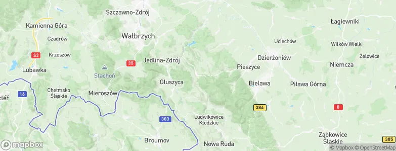 Walim, Poland Map