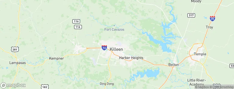 Walker Village, United States Map
