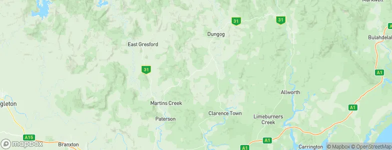 Wallarobba, Australia Map