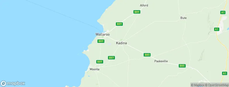 Wallaroo Mines, Australia Map