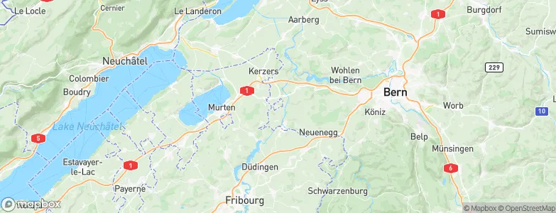 Wallenbuch, Switzerland Map