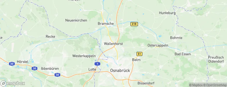 Wallenhorst, Germany Map