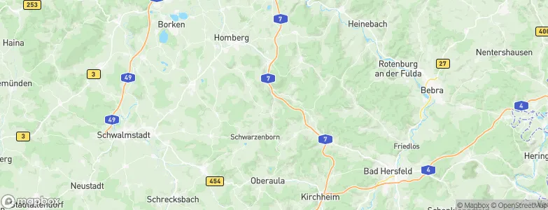Wallenstein, Germany Map