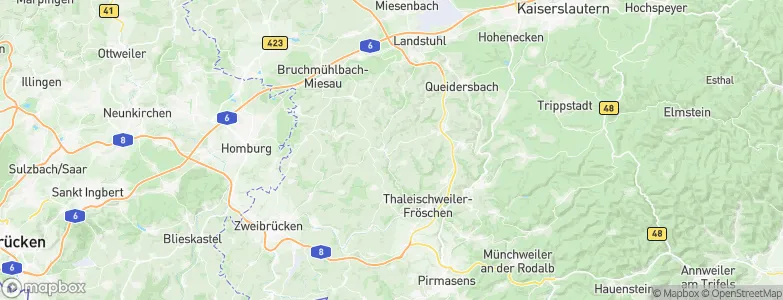 Wallhalben, Germany Map