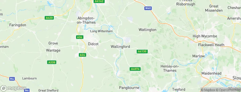 Wallingford, United Kingdom Map