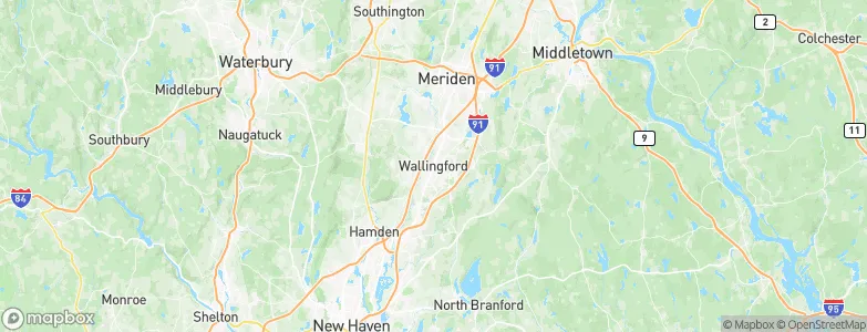 Wallingford, United States Map