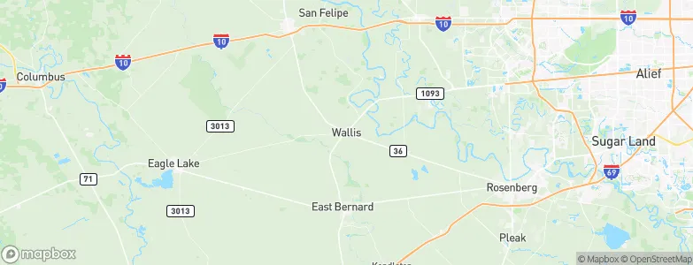 Wallis, United States Map