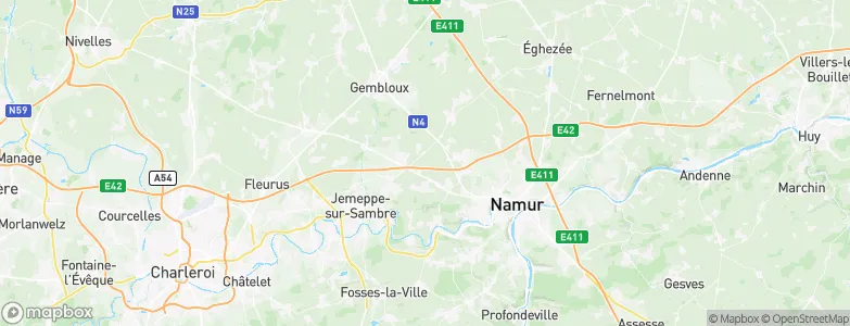 Wallonia, Belgium Map