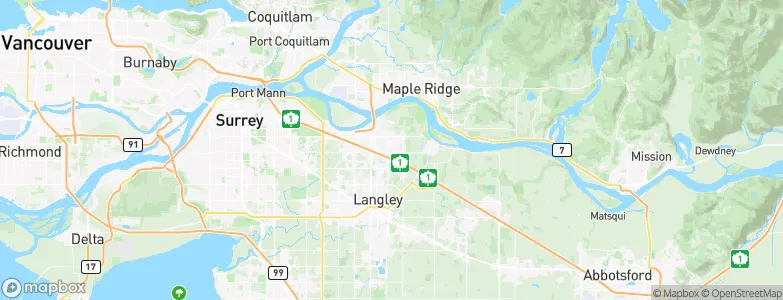 Walnut Grove, Canada Map