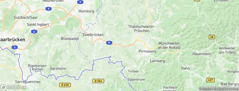 Walshausen, Germany Map