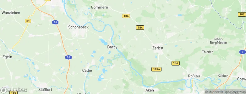 Walternienburg, Germany Map