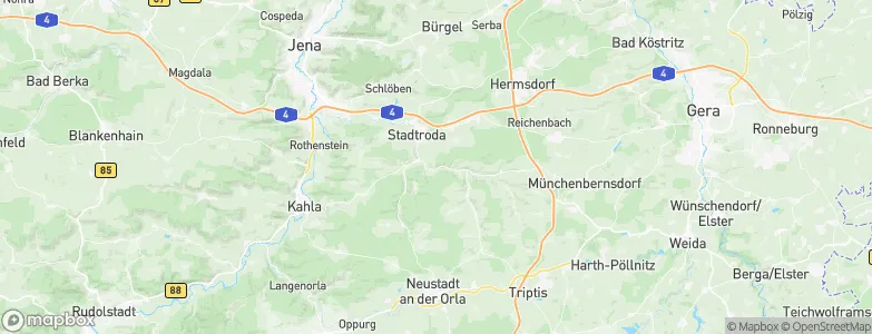 Waltersdorf, Germany Map