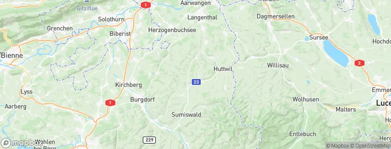 Walterswil (BE), Switzerland Map