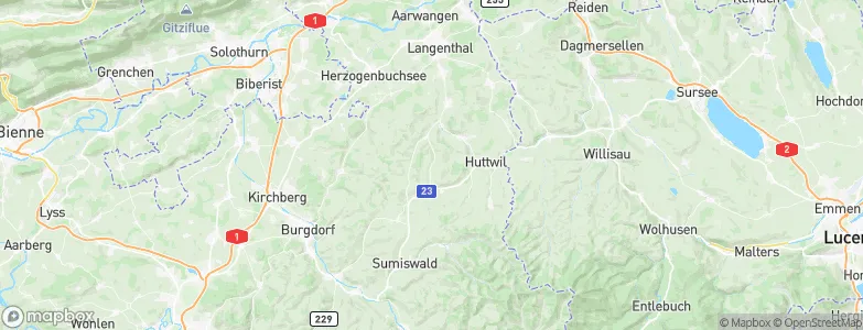 Walterswil, Switzerland Map