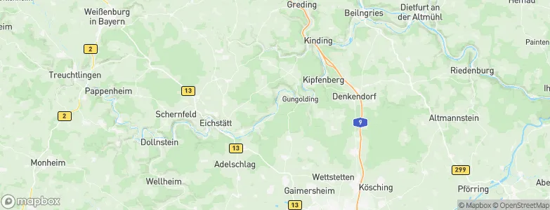 Walting, Germany Map