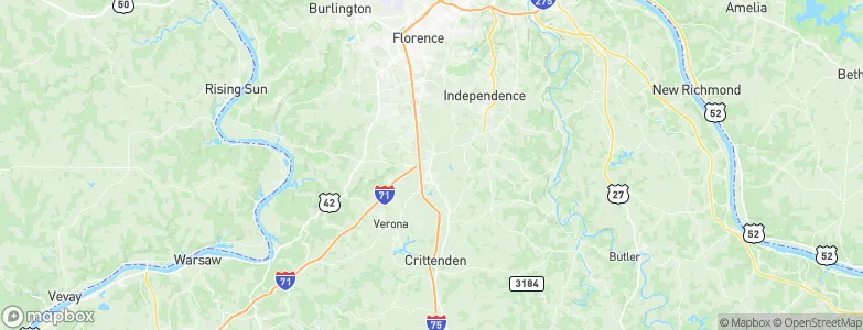 Walton, United States Map