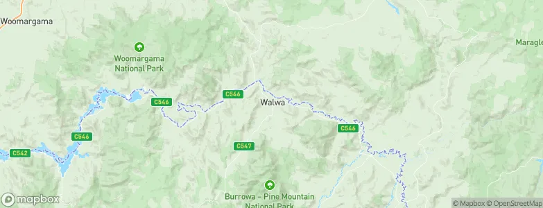 Walwa, Australia Map