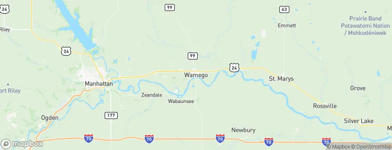 Wamego, United States Map