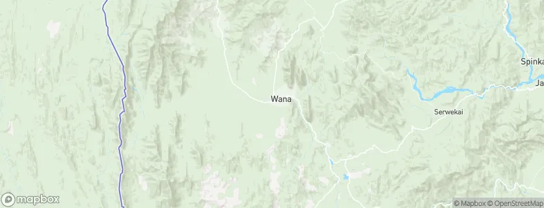 Wana, Pakistan Map