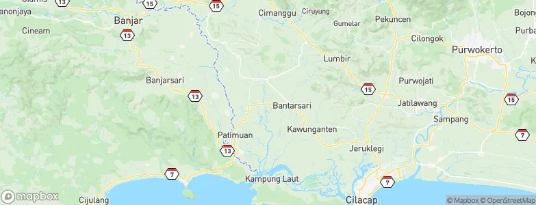 Wanadadi, Indonesia Map