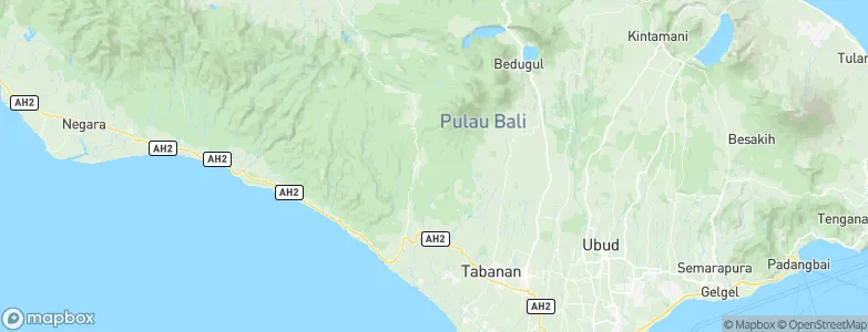 Wanagiri, Indonesia Map