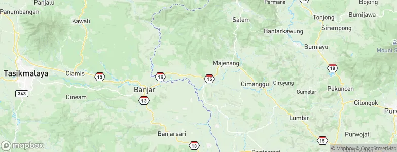 Wanareja, Indonesia Map