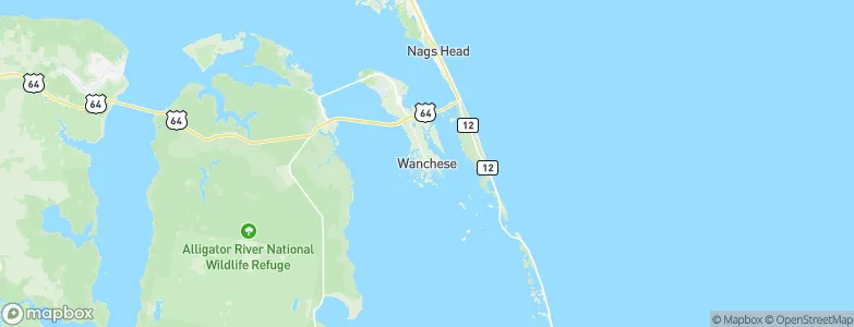 Wanchese, United States Map