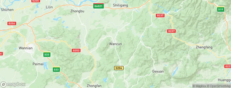 Wancun, China Map