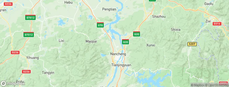 Wanfang, China Map