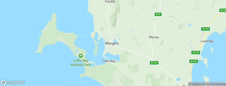 Wangary, Australia Map