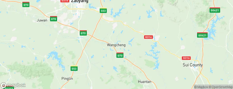 Wangcheng, China Map