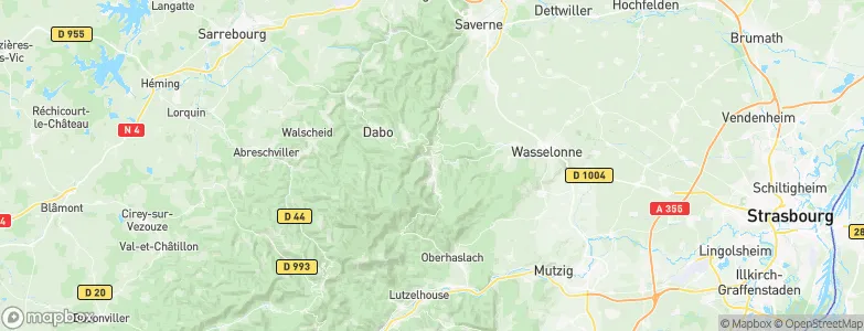 Wangenbourg-Engenthal, France Map