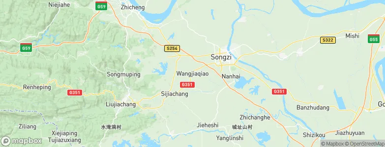 Wangjiaqiao, China Map