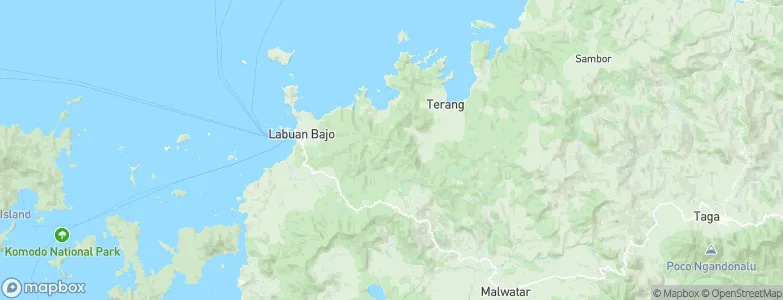 Wangkung, Indonesia Map