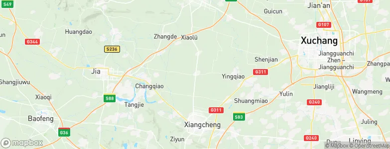 Wangluo, China Map