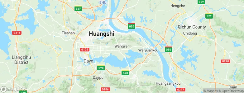Wangren, China Map