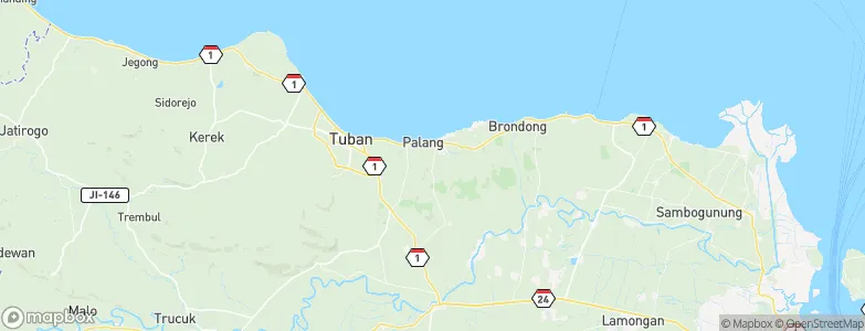 Wangun, Indonesia Map