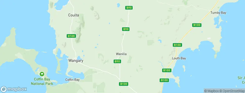Wanilla, Australia Map