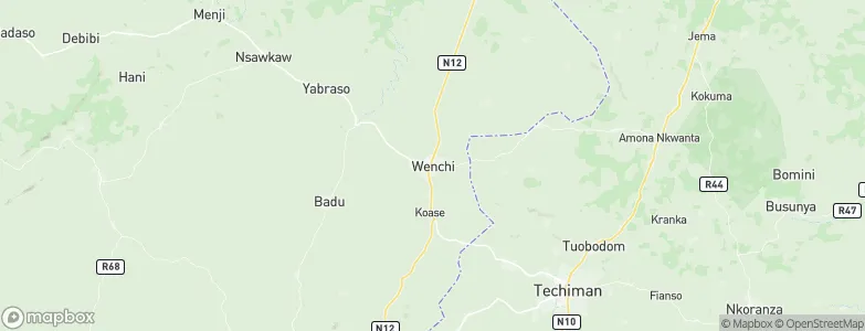 Wankyi, Ghana Map