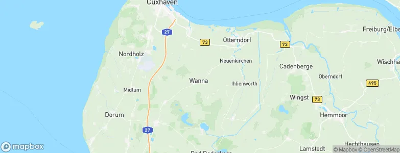 Wanna, Germany Map