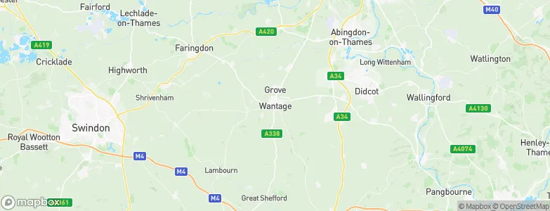 Wantage, United Kingdom Map