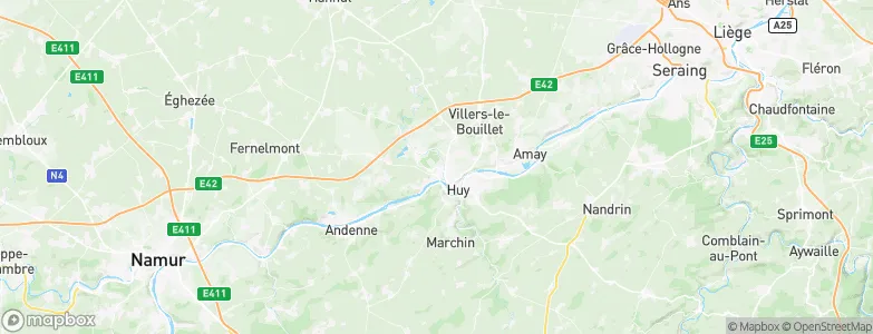Wanze, Belgium Map