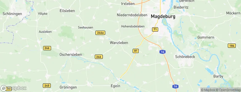 Wanzleben, Germany Map