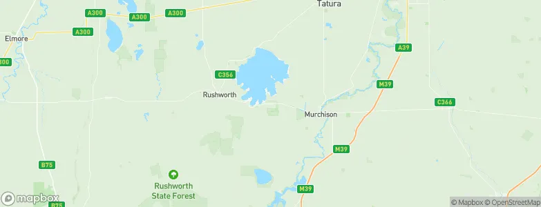 Waranga, Australia Map