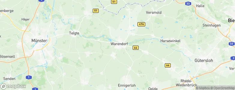 Warendorf, Germany Map