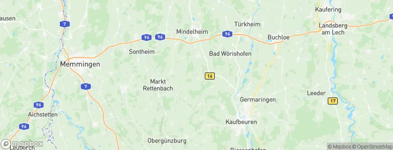 Warmisried, Germany Map