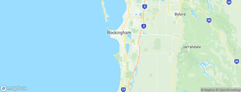 Warnbro, Australia Map