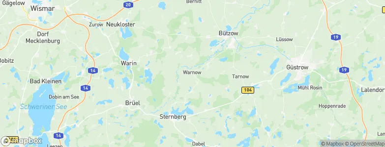 Warnow, Germany Map