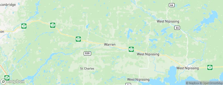 Warren, Canada Map